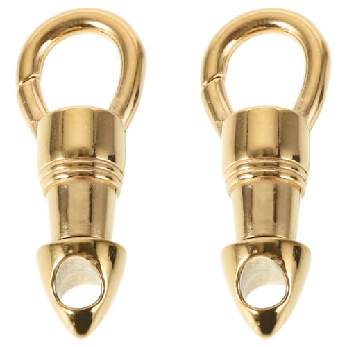 CLISPEED 2 Stück Kettenverschluss für Diy Schmuckherstellung Langlebiger nicht Verblassender Anhänger für Buddha Armbänder Goldfarben von CLISPEED
