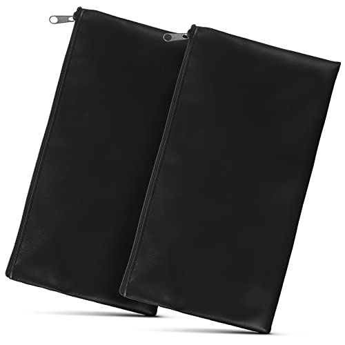 CLISPEED 2 Stück PU Leder Geldbeutel mit Reißverschluss Praktische Taschen für Bargeld Münzen Schecks und Kosmetik für Shopping und Reisen Schwarz CLISPEED 2 Stück PU Leder Geldbeutel mit Reißverschluss Praktische Taschen für Bargeld Münzen Schecks und Kosmetik für Shopping und Reisen Schwarz von CLISPEED