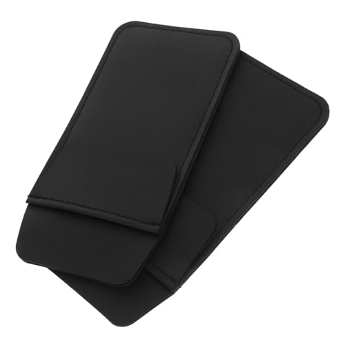 CLISPEED 2 Stück PU Leder Stifttasche für Krankenschwestern und Ärzte Multifunktionale Stiftaufbewahrungstasche Praktischer Nurses Pen Organizer Robustes Hospital Accessory Schwarz von CLISPEED