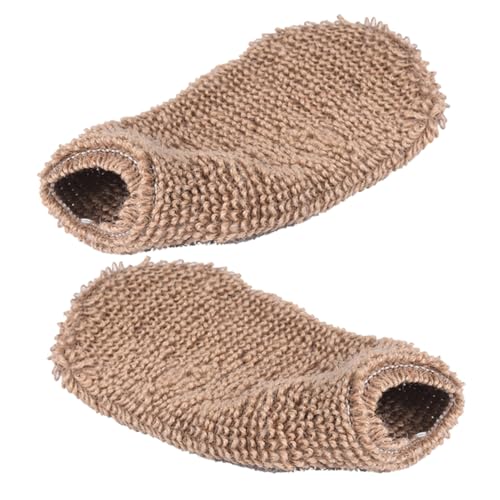 CLISPEED 2 Stück Peelinghandschuhe aus Pflanzlichen Fasern Wiederverwendbare Massage Duschhandschuhe für Körperreinigung Sanftes Hautpeeling Strapazierfähige Bad hilfsmittel für Damen und von CLISPEED