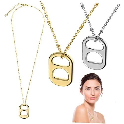 CLISPEED 2 Stück Pull-up-Halskette Trendy dekorativ Perlen zierlich Schmuck für Frauen Halsketten für Mädchen Damen Halskette Mädchen Halskette Schmuckanhänger zarte Mädchenkette Legierung CLISPEED 2 Stück Pull-up-Halskette Trendy dekorativ Perlen zierlich Schmuck für Frauen Halsketten für Mädchen Damen Halskette Mädchen Halskette Schmuckanhänger zarte Mädchenkette Legierung von CLISPEED
