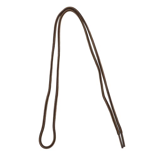 CLISPEED 2 Stück Runde Schnürsenkel für Sneaker und Sportschuhe Dicke Robuste Schnürbänder Passend für Damen und Herren Strapazierfähige Ersatz Schnürsenkel in Schwarz und Braun von CLISPEED