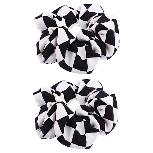 CLISPEED 2 Stück Schwarz -weiß -kariertes Haarkreis Schwarze Haargummis Dame Haargummi Schwarzes Stirnband Plaid Elastisch Haarschmuck Im Schachbrettmuster Haargummis Für Frauen Chiffon CLISPEED 2 Stück Schwarz -weiß -kariertes Haarkreis Schwarze Haargummis Dame Haargummi Schwarzes Stirnband Plaid Elastisch Haarschmuck Im Schachbrettmuster Haargummis Für Frauen Chiffon von CLISPEED