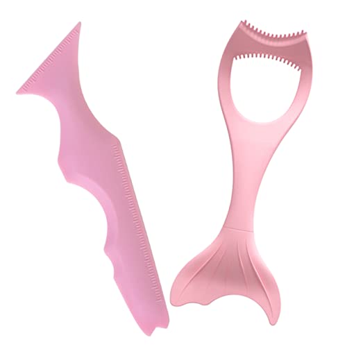 CLISPEED 2 Stück Silikon Eyeliner Schablonen Teilig Weiche Hautfreundliche Make Up Hilfen für Präzise Augen und Lippenkontur Elastisch Wiederverwendbar für Anfänger und Profis von CLISPEED