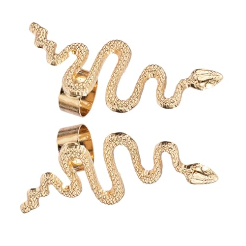 CLISPEED 2 Stück Teilig Schlangen Ohrstecker Damen Ohrschmuck Stilvoll Verstellbar Komfortabel Für Party Alltag von CLISPEED