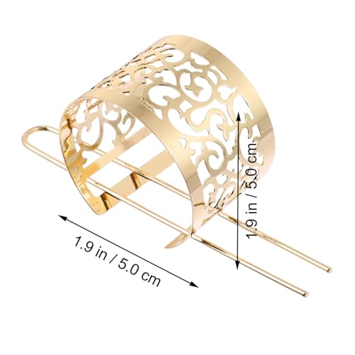 CLISPEED 2 Stück Teiliges Haarnadeln aus Robustem Metall mit Retro Chinesischem Hohldesign Stilvolle Haar Accessoires Damen Haarkamm für Stilvolle Hochsteckfrisuren und Alltag Rostfrei und von CLISPEED
