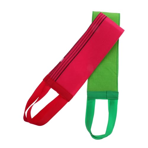 CLISPEED 2 Stück Teiliges Langes Gestreiftes Dusch peeling handtuch Doppelseitiger Körper scrubber für Frauen und Männer Effektives Hautpeeling Leicht Tragbar für Bad und Reise von CLISPEED