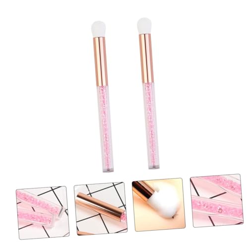CLISPEED 2 Stück Teiliges Lidschatten und Nasenbürsten Weiche Dichte Borsten Hautfreundlich Sanfte von Poren und Mitessern Make Up Werkzeug für Gründliche Gesichtspflege von CLISPEED
