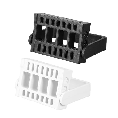 CLISPEED 2 Stück Teiliges Nagelbohrer Halter Organizer mit Löchern Aufbewahrungsrack für Nagelfräser Bits Stabile Maniküre Aufsatz Halterung für Salon und Zuhause von CLISPEED