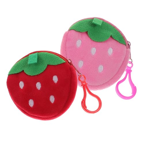 CLISPEED 2 Stück Teiliges Schnapparmband mit Niedlicher Erdbeer Dekoration Weiche Obst Design Armbänder für Erwachsene Leichtes Komfortables Party Wristband für Geburtstag und Kinderfest von CLISPEED