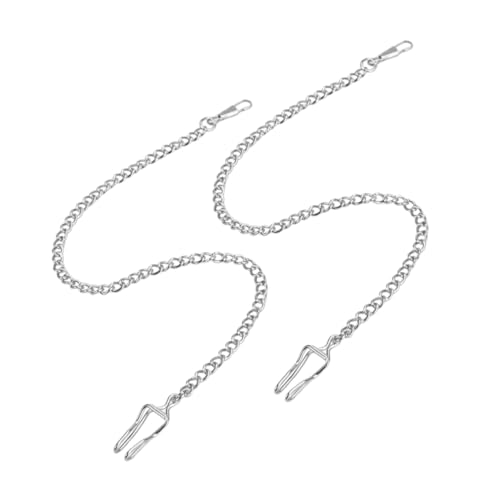 CLISPEED 2 Stück Teiliges Taschenuhrkette für Herren Vielseitige Kette für Uhren und Armbänder Langlebig und Verstellbar für Kleidung und Handtaschen Zubehör von CLISPEED