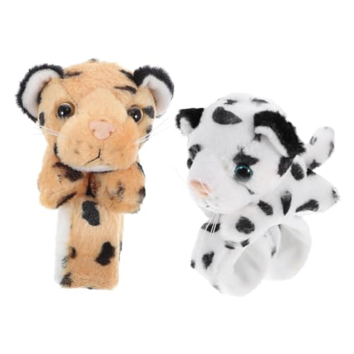 CLISPEED 2 Stück Teiliges Tier Schnapparmband Weiches Armband mit Lustigen Tiermotiven Strapazierfähige Slap Bänder als und Party Mitgebsel für Jungen und Mädchen von CLISPEED