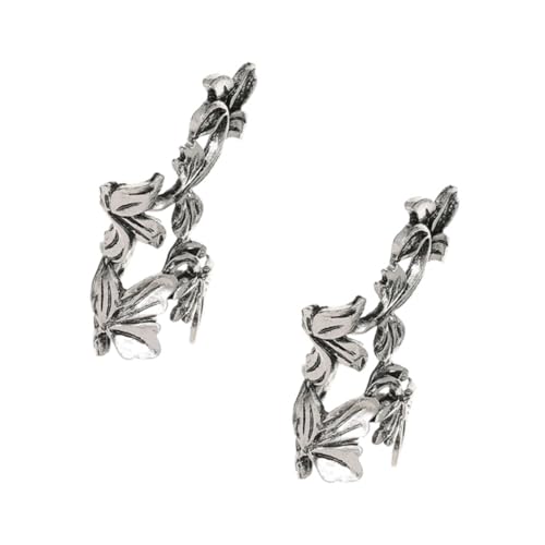 CLISPEED 2 Stück Vintage Ohrclips Clip Ohrringe für Damen Ohrmanschetten Ear Piercing für Partys und Alltag CLISPEED 2 Stück Vintage Ohrclips Clip Ohrringe für Damen Ohrmanschetten Ear Piercing für Partys und Alltag von CLISPEED