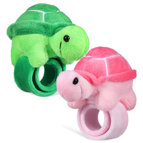 CLISPEED 2 Stück Weiche Plüsch Snap Armbänder Turtle Kuschelige Slap Bracelets Freundschaftsarmbänder Party Mitgebsel Klassenzimmer Preise CLISPEED 2 Stück Weiche Plüsch Snap Armbänder Turtle Kuschelige Slap Bracelets Freundschaftsarmbänder Party Mitgebsel Klassenzimmer Preise von CLISPEED