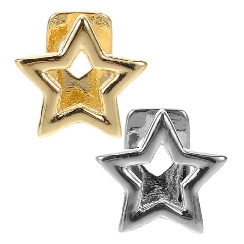 CLISPEED 2 Stück Zahn Schmuck für Hip Hop Halloween Kostüme und Partys Einzigartiges Accessoire mit Glatter Oberfläche und Leichtem Design von CLISPEED