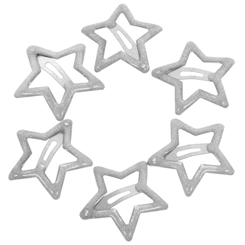 CLISPEED 20 Stück Teiliges Metall Stern Haarspangen Kleine Haarklammern Kawaii Haaraccessoires für Kurze Haare Damen und Mädchen Langlebig Modisch Vielseitig Einsetzbar von CLISPEED