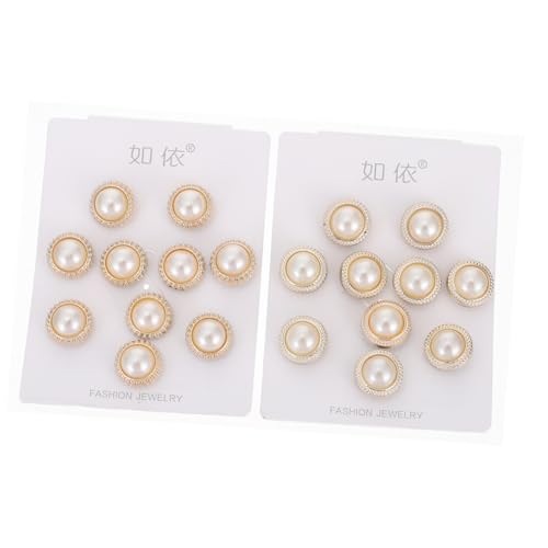 CLISPEED 20 Stück Teiliges Sicherheitsbroschen mit Eleganten Kunstperlen Hochwertige Legierung und Harz Dekorative Anstecknadeln Nähen für Kleider Schals Taschen Geschenkidee von CLISPEED