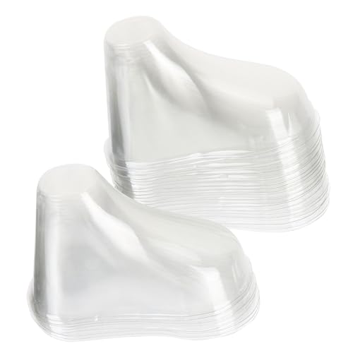 CLISPEED 20 Stück Teiliges Transparentes Babyfüße Modell Stabiles Kunststoff Display für Babyschuhe Söckchen und Booties Praktischer Schuhhalter für Geschäft Verkaufspräsentation von CLISPEED