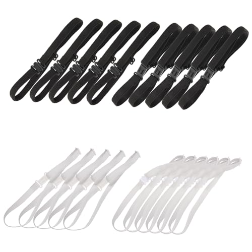 CLISPEED 20 Stück Verstellbare Elastische Fliegengurte in Schwarz und Weiß Langlebige Bowtie Verlängerungsbänder für Formelle Anlässe als Ersatz Erweiterungsgurt CLISPEED 20 Stück Verstellbare Elastische Fliegengurte in Schwarz und Weiß Langlebige Bowtie Verlängerungsbänder für Formelle Anlässe als Ersatz Erweiterungsgurt von CLISPEED