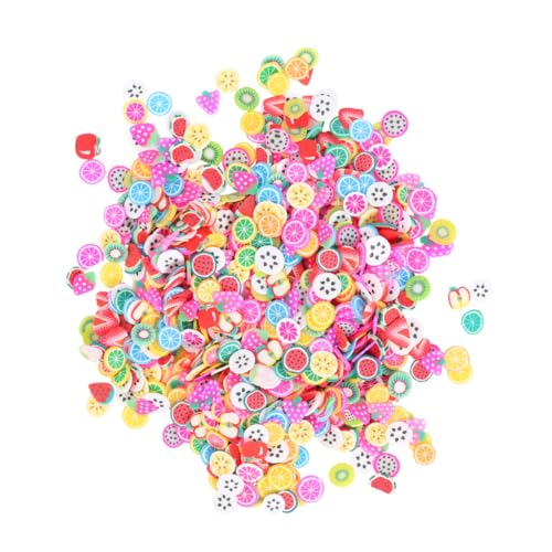 CLISPEED 2000 Stück Teiliges Fruit Slice Nail Decoration DIY Bunte Nagelsticker mit Kleinen Obstmotiven Langlebige Nail Art Aufkleber für Fingernägel Geeignet für Profi und Heimgebrauch von CLISPEED