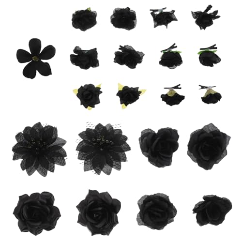 CLISPEED 21stücke Seidenrosen Haarspangen Blumenkopfschmuck Für Damen Rosenhaarnadeln Mit Harzblumen Kunstblumen-haarschmuck Für Hochzeiten Und Events Haarspangen Seidenblumen von CLISPEED