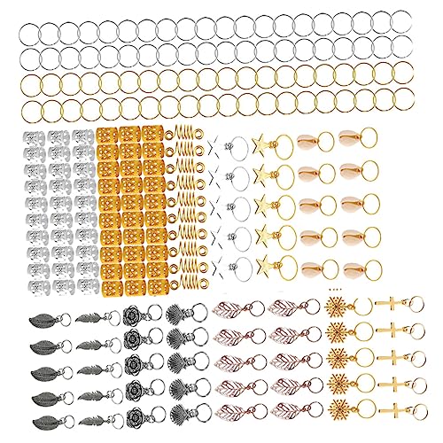 CLISPEED 220 Stück Dreadlock Ringe Set Bunte Haar Schmuckringe für Damen Vielseitige Dreadlock Accessoires für Partys Mode Shows und Fotoshootings CLISPEED 220 Stück Dreadlock Ringe Set Bunte Haar Schmuckringe für Damen Vielseitige Dreadlock Accessoires für Partys Mode Shows und Fotoshootings von CLISPEED