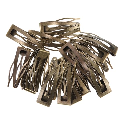 CLISPEED 24 Stück Teiliges Metall Snap Haarklammern für Mädchen und Frauen Kleine Praktische Haarspangen Einfach zu Tragen Langlebig und Rutschfest Vielseitig Einsetzbar für Verschiedene von CLISPEED