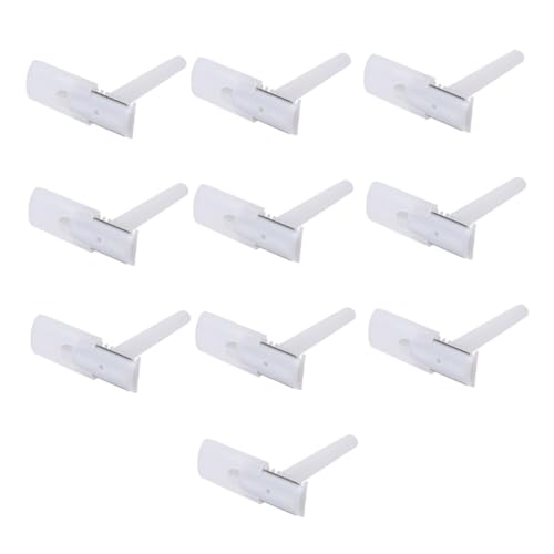 CLISPEED 25 Stück Teiliges Einweg Intimrasiererset Klingen Präzise Haarentfernung für Beine und Sensible Bereiche Sichere Langlebige Einwegrasierer in Weiß Sanfte Hautpflege von CLISPEED