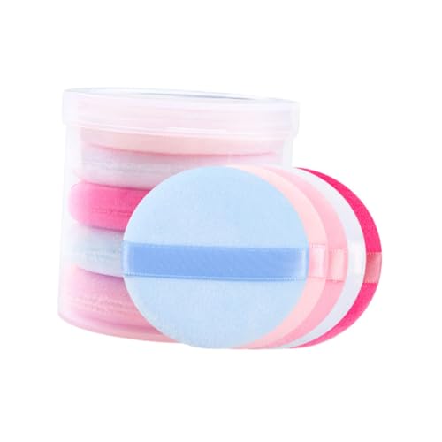 CLISPEED 2Boxen Flockige Kleine Puderquasten für Frauen Make up tool für Trockene Foundation Wiederverwendbar Sanft zur Haut für Lose Puder und Mineralpuder Zufällige Farbe Zufällige Farbe von CLISPEED