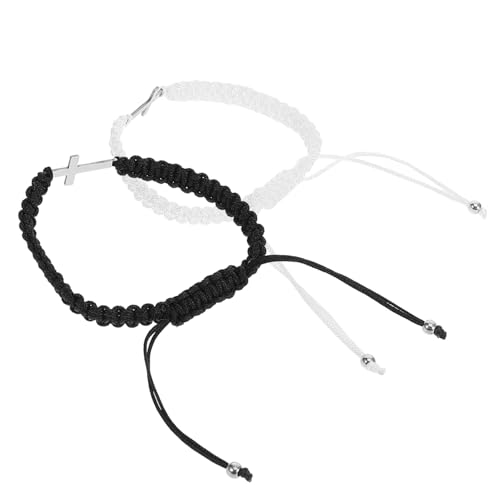 CLISPEED 2Stücke Armband Handgewebtes Fadenarmband mit Stilvolle Handgelenkkette für Modisches Accessoire für Besondere CLISPEED 2Stücke Armband Handgewebtes Fadenarmband mit Stilvolle Handgelenkkette für Modisches Accessoire für Besondere von CLISPEED