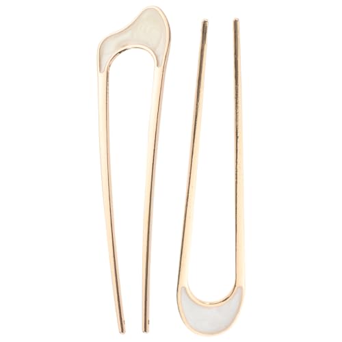 CLISPEED 2Stücke U Förmige Haarnadeln für Damen Eleganter Haarschmuck aus Metall für Hochsteckfrisuren und Vintage Stile Langlebige Haaraccessoires Besondere von CLISPEED