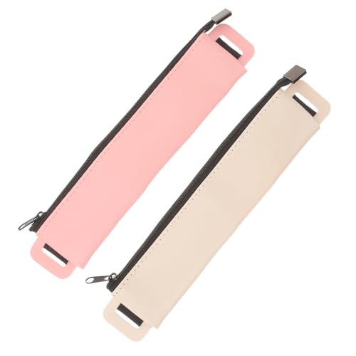 CLISPEED 2Stücke Vintage Leder Stiftbeutel Hochwertige PU Stifthülle mit Elastischem Verschluss für Schule und Khaki CLISPEED 2Stücke Vintage Leder Stiftbeutel Hochwertige PU Stifthülle mit Elastischem Verschluss für Schule und Khaki von CLISPEED