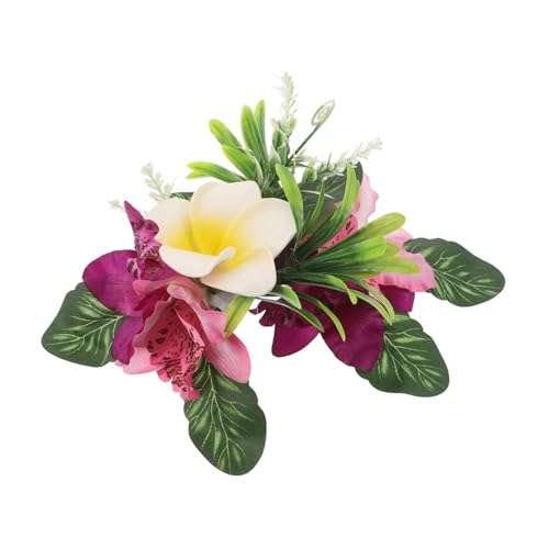 CLISPEED 2stücke Blumenhaarspangen Im Hawaiistil Orchideen-haarspangen Mit Plumeria-blumen Im Chinesischen Stil Für Damen Blumen-accessoires Für Hanfu-urlaubs Und Partyfrisuren von CLISPEED