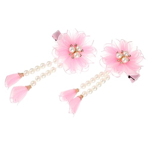 CLISPEED 2stücke Haaraccessoires Perlen Quaste Haarnadeln Dekorative Haarspangen Für Mädchen Für Hochzeiten Partys Und Cosplay von CLISPEED
