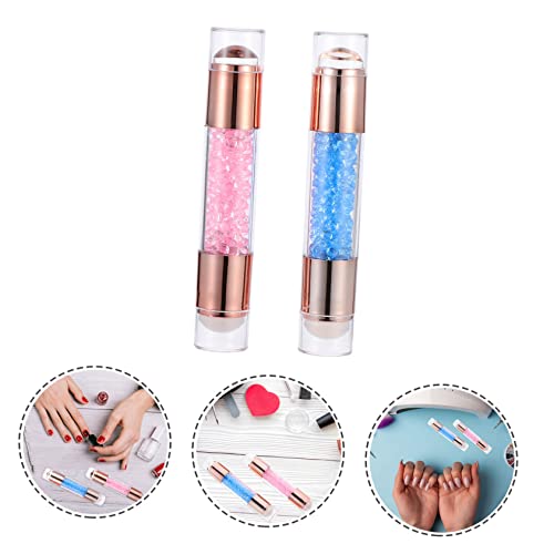 CLISPEED 2stücke Maniküre-stempel Nail Art Diy Dual-headed Stanzen Siegel Für Salon Home Werkzeug Aus Hochwertigem Material von CLISPEED