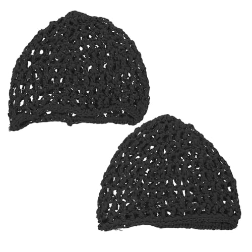 CLISPEED 2stücke Mesh Schlafen Hüte Häkeln Haar Net Haar Snood Hut Frauen Schlafen Kappen Atmungsaktiv Net-zone Schlafmützen Für Damen Mit Nylon Material von CLISPEED