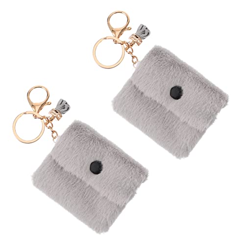 CLISPEED 2stücke Münzbeutel Schlüsselanhänger Mini Schlüsselanhänger Beutel Für Autoschlüssel Für Wechseltasche Für Schlüsselertasche von CLISPEED