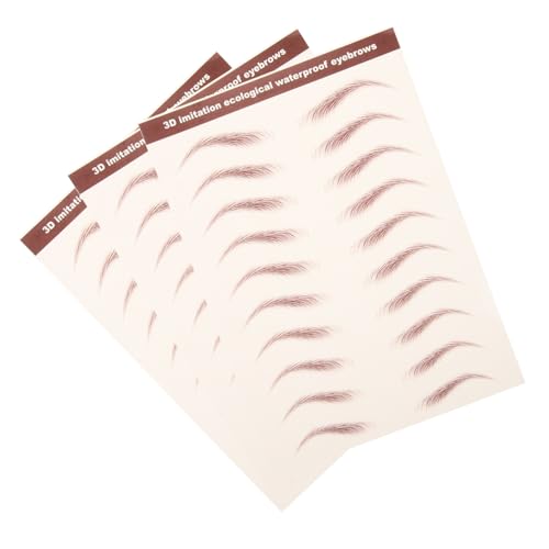 CLISPEED 3blätter Augenbrauen Tattoos Wasserdichte Transfer-sticker Für Natürliche Definierte Augenbrauen Einfach Anzuwenden von CLISPEED