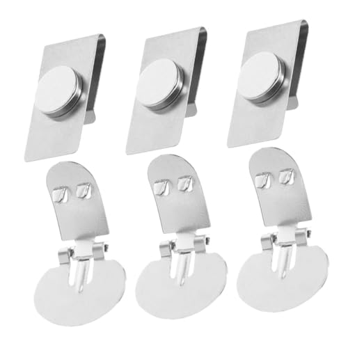 CLISPEED 3 Paare Unsichtbare Magnetische Krawattenklammer aus Schonend zum Vielseitig Kombinierbar für Herren Business und Hochzeit Magnetischer Krawattenhalter Einfach zu Verwenden von CLISPEED