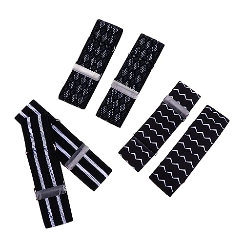 CLISPEED 3 Paare Verstellbare Elastische Hemd Ärmelhalter für Damen Armreifen für Hemden Jacken und Pullover Modischen Farben Praktisch und Langlebig für Formelle Kleidung von CLISPEED