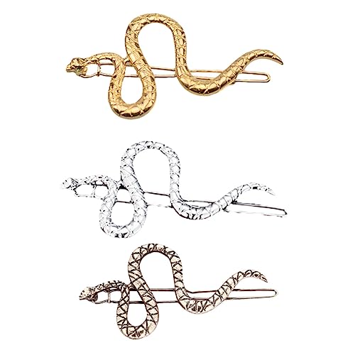 CLISPEED 3 Stück S-Förmige Haarspangen Modischer Haarschmuck für Frauen Haarnadeln für Mädchen Deko Haarclips für Alltag Haltbare Haarklammern von CLISPEED