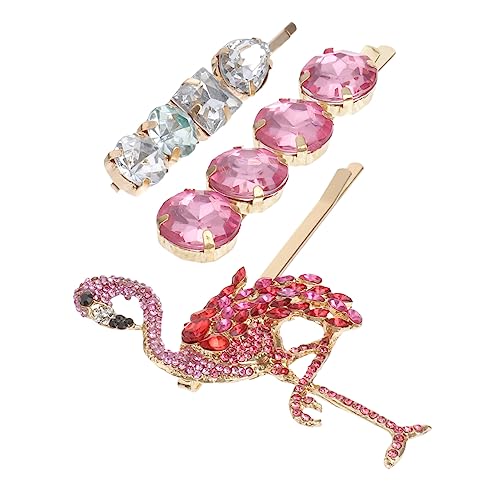 CLISPEED 3 Stück Teiliges Glitzer Haarspangen mit Flamingo Design Stilvolle Haarklammern für Damen und Einzigartiges Accessoire für Besondere Anlässe CLISPEED 3 Stück Teiliges Glitzer Haarspangen mit Flamingo Design Stilvolle Haarklammern für Damen und Einzigartiges Accessoire für Besondere Anlässe von CLISPEED