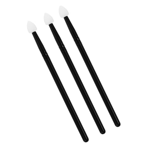 CLISPEED 3stücke Lidschattenpinsel Mit Silikonapplikator Für Augen-make-up Präzise Pinsel Für Lidschatten Und Lidschattenstifte Make-up-tool Für Mädchen von CLISPEED