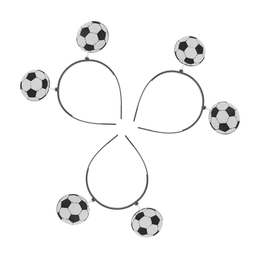 CLISPEED 3 Stück Teiliges Lustige Sport Stirnbänder für Damen und Herren Leichtes Komfortables Haarschmuck Accessoire für Festivals Themenpartys und Sportliche Events Einzigartiges Design von CLISPEED