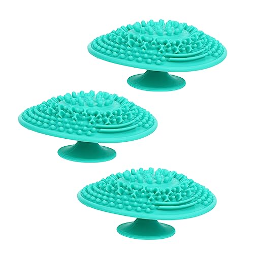 CLISPEED 3 Stück Teiliges Silikon Reinigungsset Tragbares Make Up Reinigungspad mit Saugnäpfen für Effektive Salon und Zuhause von CLISPEED