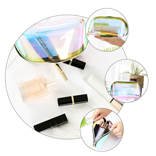 CLISPEED 3 Stück Teiliges wasserdichte Durchsichtige Kosmetiktaschen mit Reißverschluss Leichte Reise Kulturbeutel für Damen Kompakter Make Up Organizer Langlebig und Einfach zu Reinigen von CLISPEED