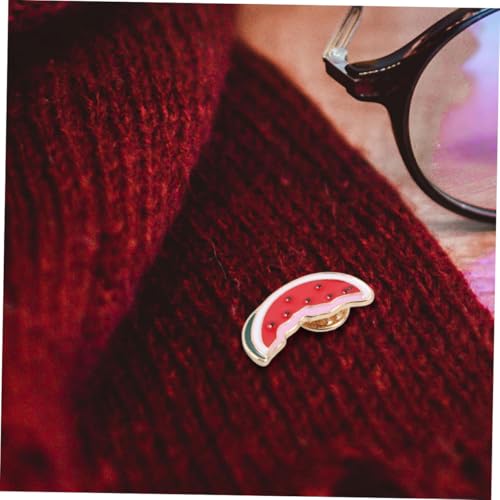 CLISPEED 3 Stück Wassermelonen broschen aus Legierung Modische Anstecknadeln für Damen Stabile Schal clips Wiederverwendbar Dekorativ und Sicher für Kleidung und Accessoires von CLISPEED