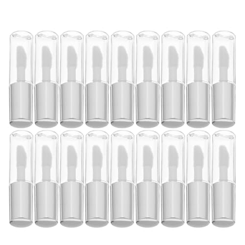 CLISPEED 30 Stück Lippenöl Leerbehälter mit Breiter Öffnung Auslaufsichere Nachfüllbare Lipgloss Tuben Kleine Kunststoff Döschen für DIY Lippenbalsam und Reise Makeup Organizer von CLISPEED