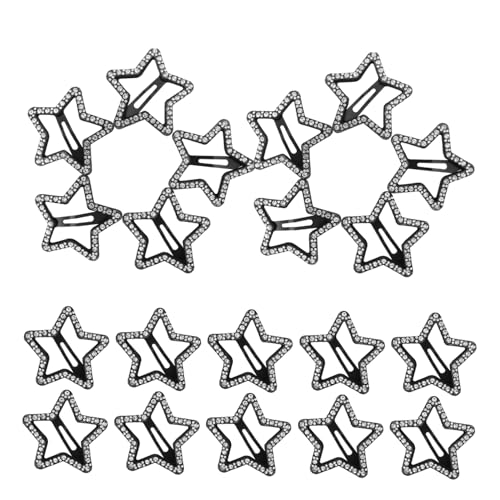 CLISPEED 30 Stück Stern Haarclips Funktionsreiche Haarspangen für Seitenfrisuren Glitzernde Haaraccessoires mit Rhinestones für Frauen und Mädchen CLISPEED 30 Stück Stern Haarclips Funktionsreiche Haarspangen für Seitenfrisuren Glitzernde Haaraccessoires mit Rhinestones für Frauen und Mädchen von CLISPEED