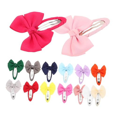 CLISPEED 30 Stück Teiliges Bunte Kleine Haarklammern mit Schleifen Rutschfeste Haarspangen für Junge Mädchen und Kleinkinder Kindgerechte Haaraccessoires für Party Alltag und Festliche von CLISPEED